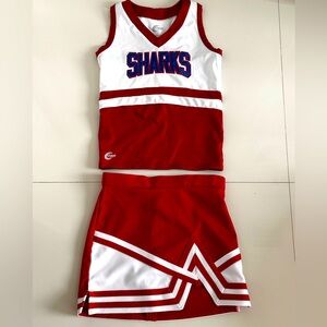 Like New Girls cheer outfit size Youth Large